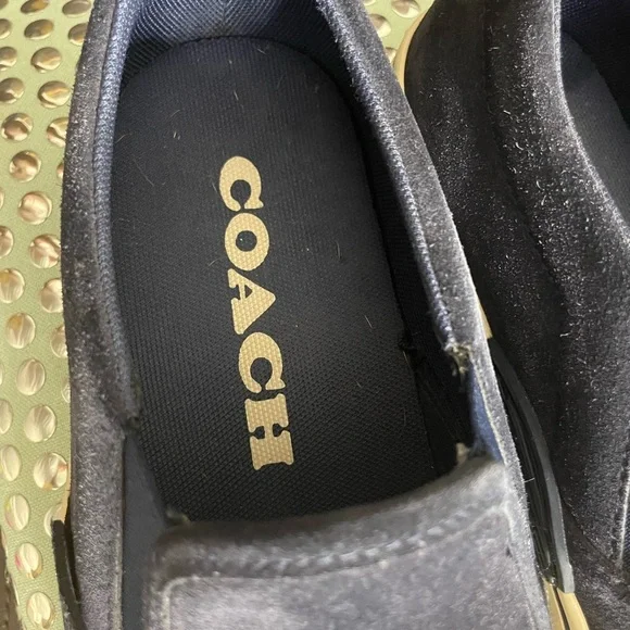 Coach 1941 Navy Suede Citysole Skate Slip-On
Sneakers - Picture 3 of 7